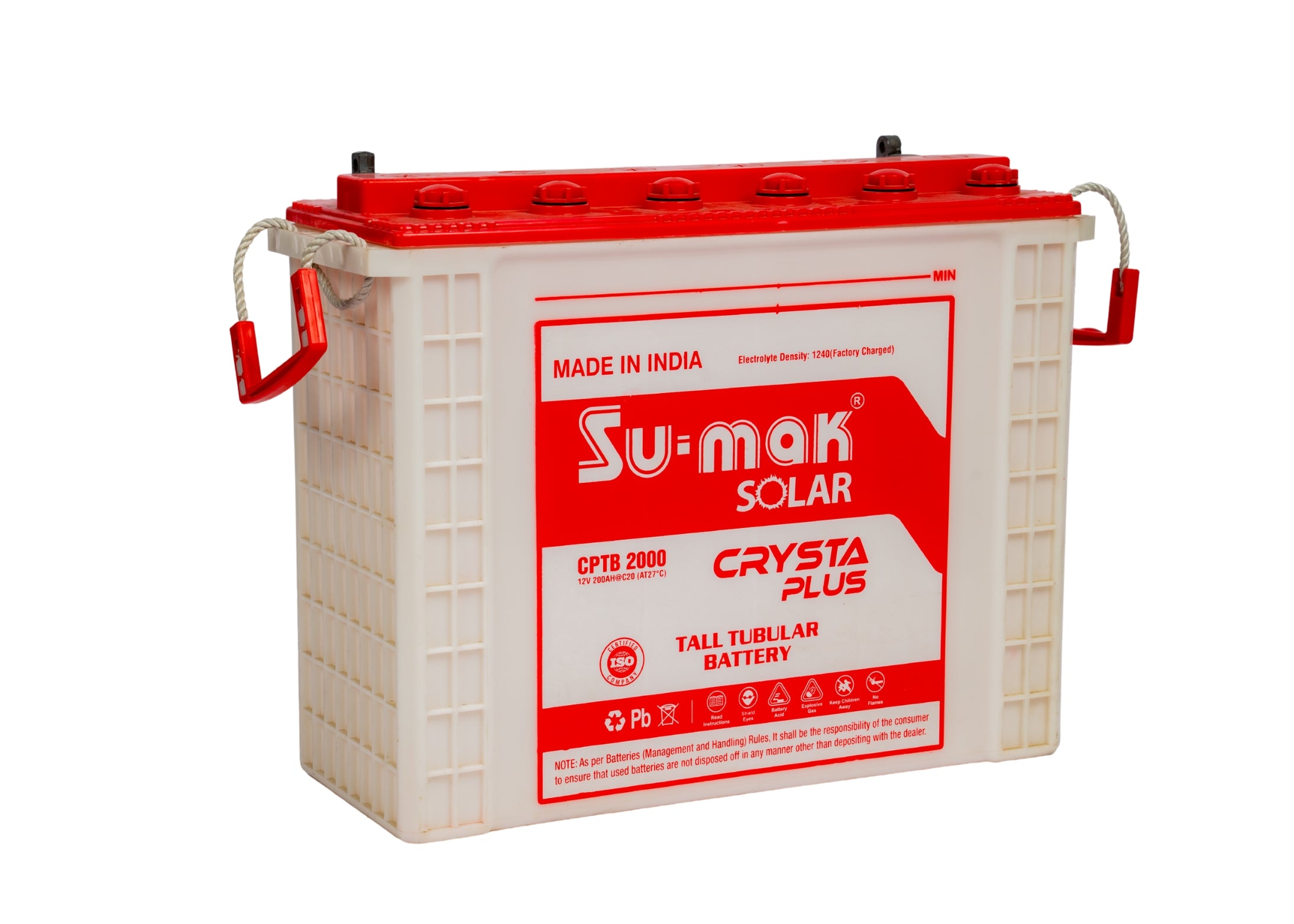 SUMAK BATTERIE TUBULAIRE HAUTE CRYSTA PLUS 200AH/12V (C10)
