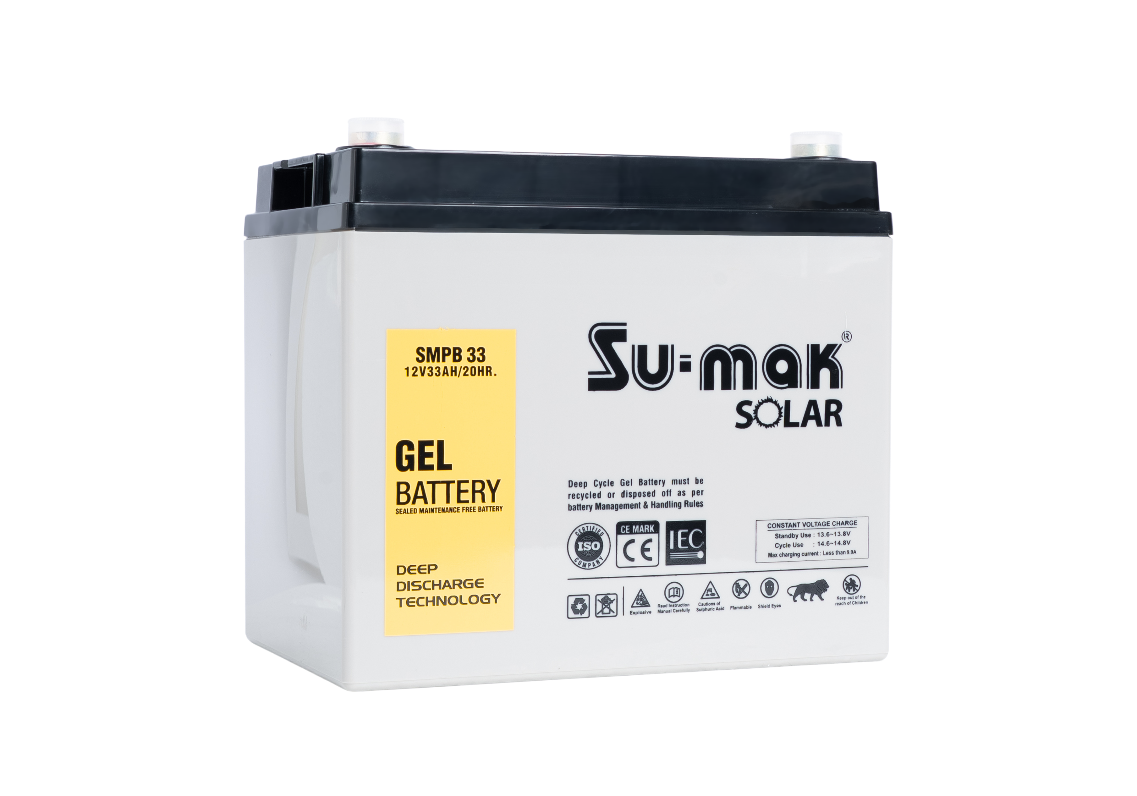Su-mak SOLAR SMPB GEL BATTERY 33AH/12V