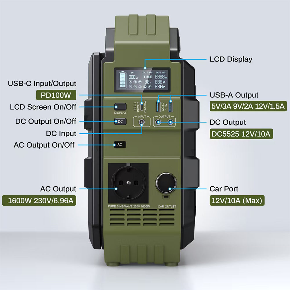 NBS SOLAR DS-S1600 1600W POWER STATION