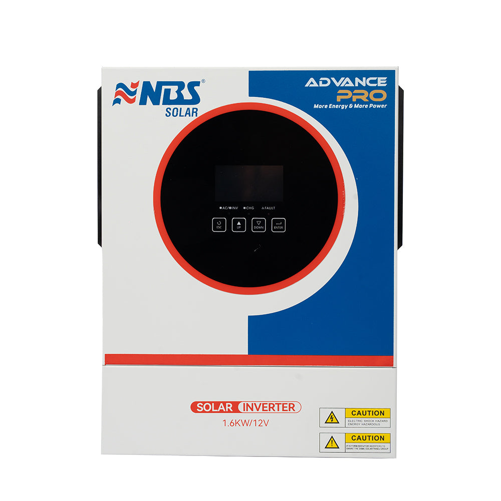 NBS SOLAR W/M HYBIRD INVERTER ADVANCE PRO 1.6KW/12V