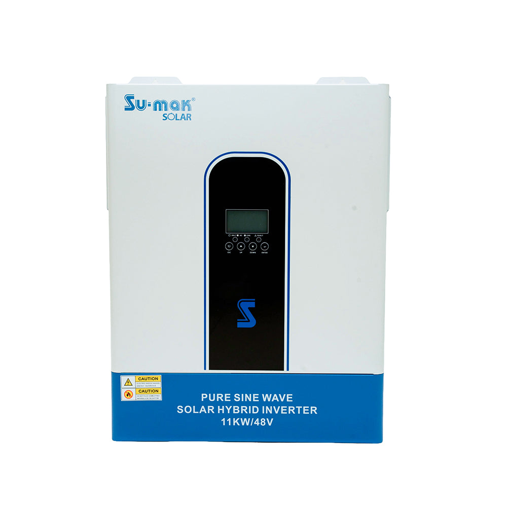 Su-mak Solar Pure Sine Wave Hybrid Inverter, 11 KW/48V, Model SM11000KM-48L MPPT Solar Charge Controller