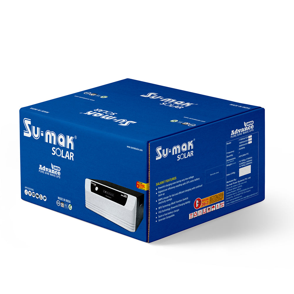 SUMAK INVERTER AVANCÉ ÉCO 2000VA/24V LED