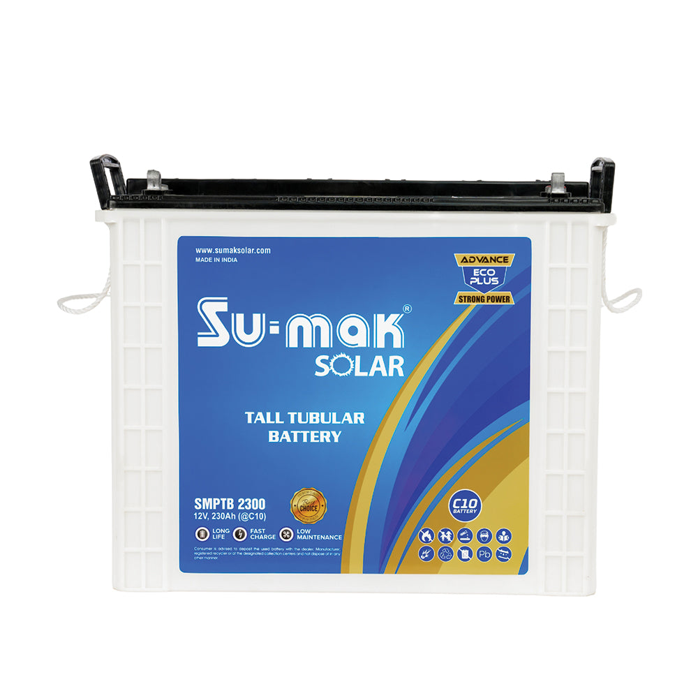 SUMAK SOLAR TALL TUBULAR BATTERY ADVANCE ECO PLUS 230AH/12V (C-10)