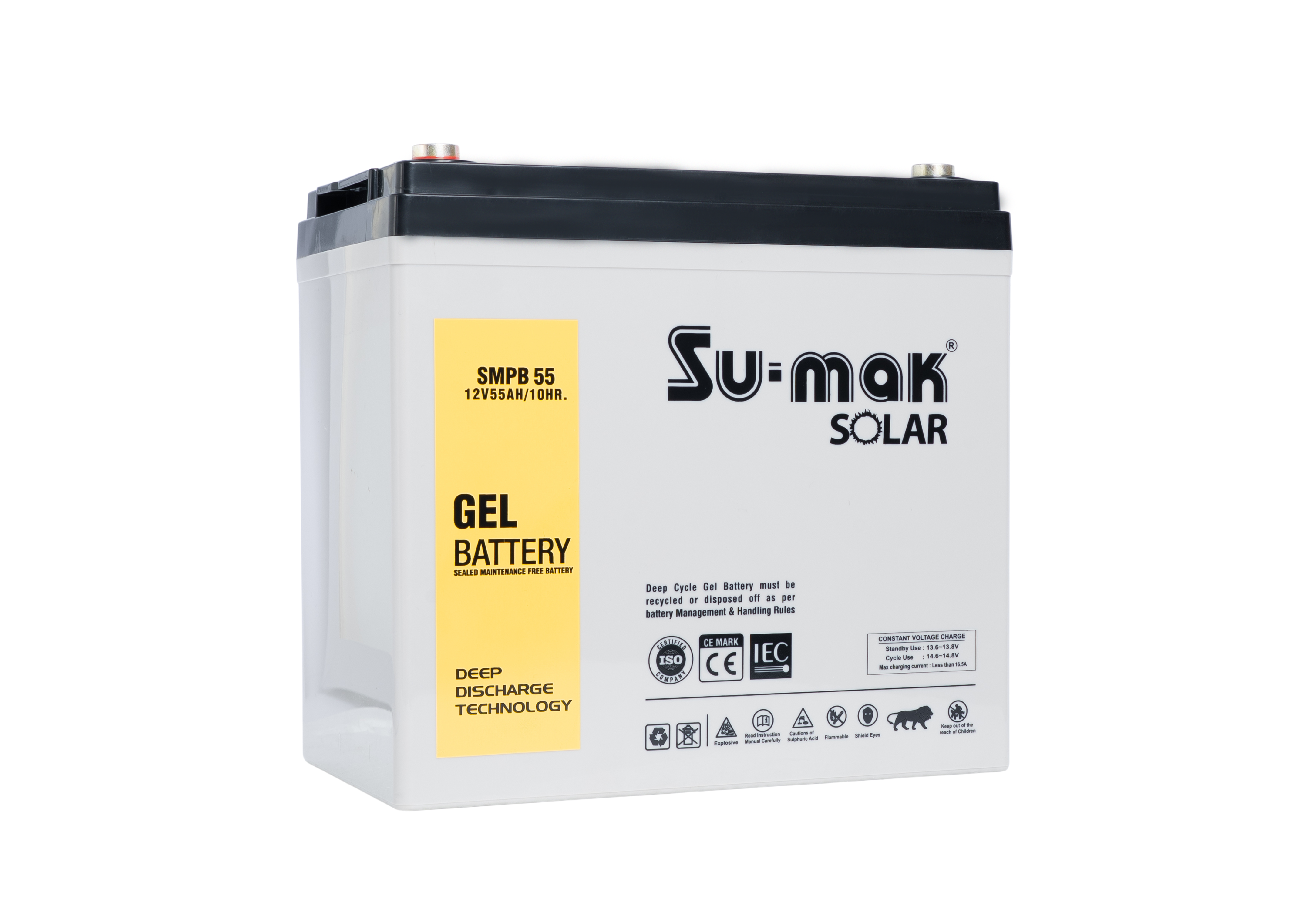 Su-mak SOLAR SMPB GEL BATTERY 55AH/12V