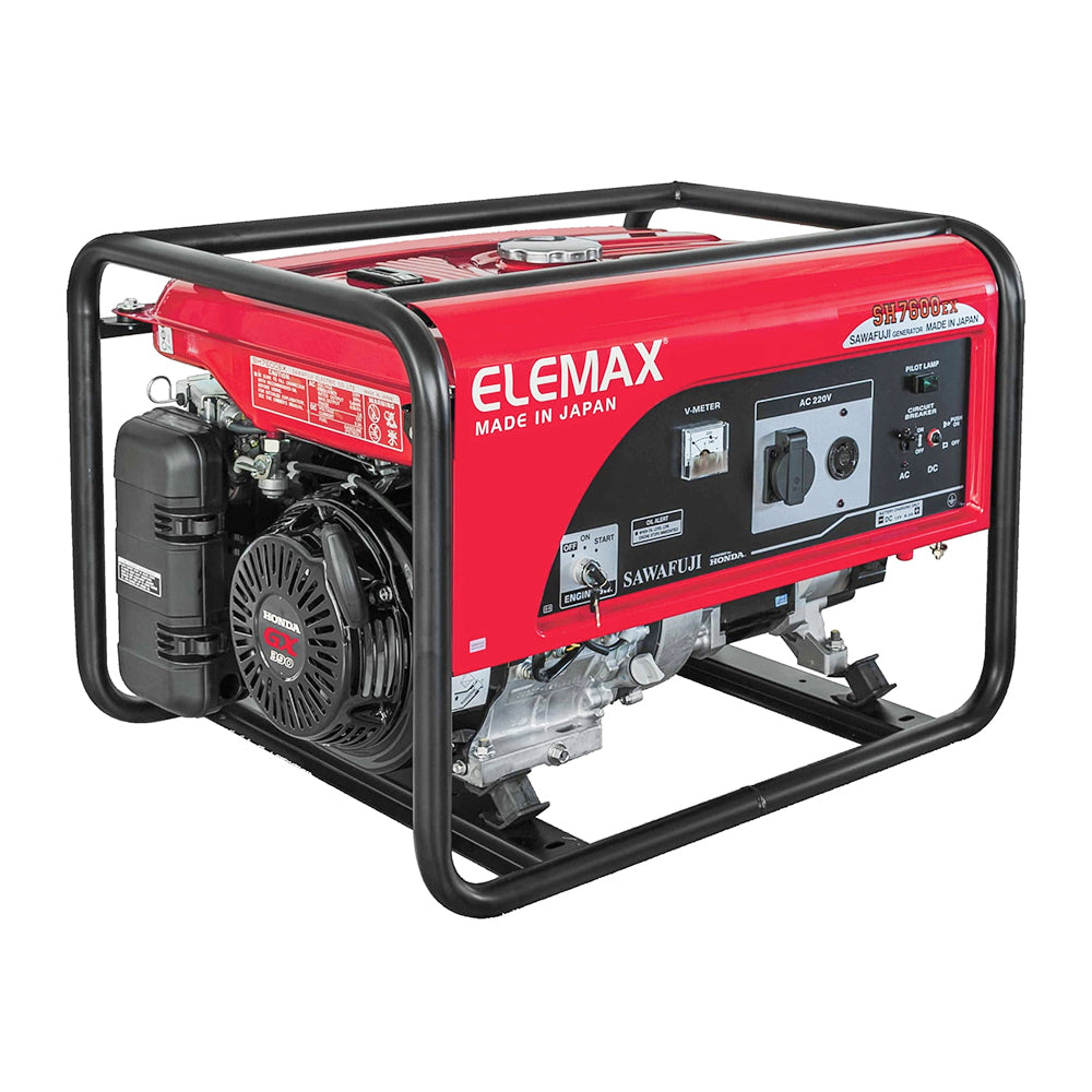ELEMAX SH7600EX-S PETROL GENERATOR OPEN