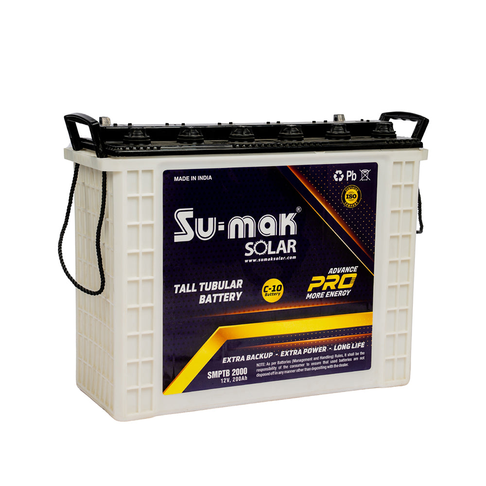 SUMAK TALL TUBULAR BATTERY ADVANCE PRO 200AH/12V (C-10)