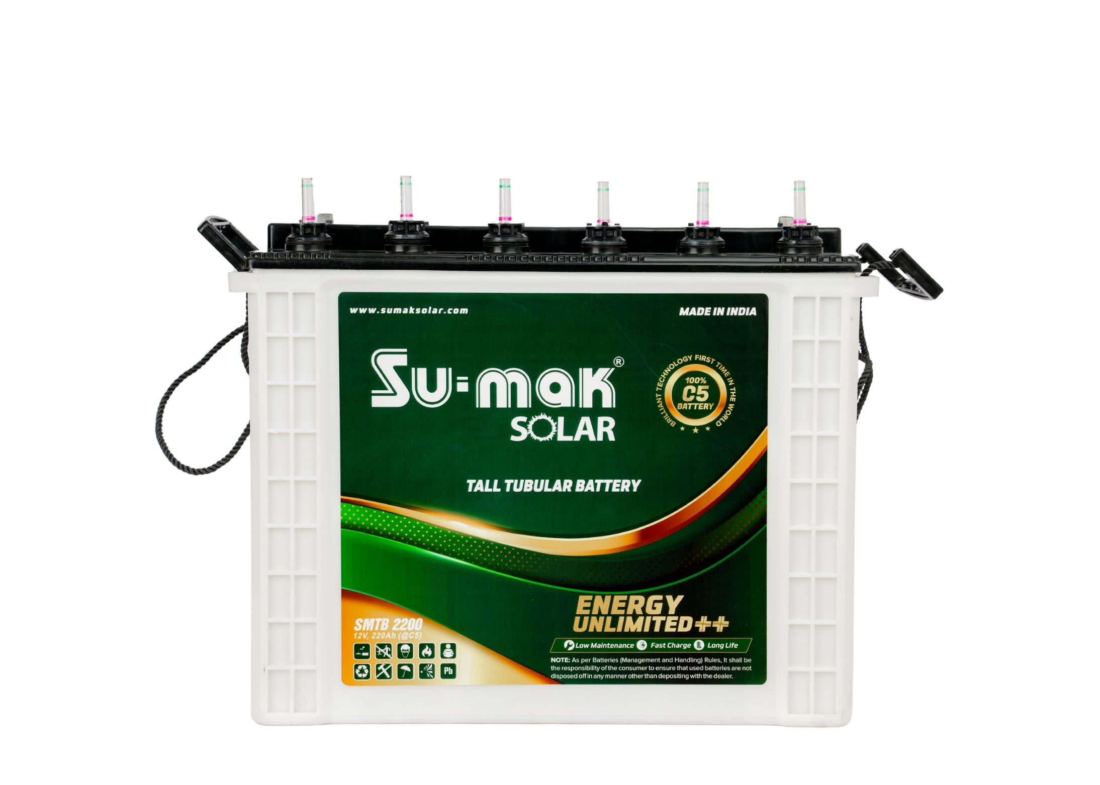 SUMAK TALL TUBULAR BATTERY 220AH/12V C-5