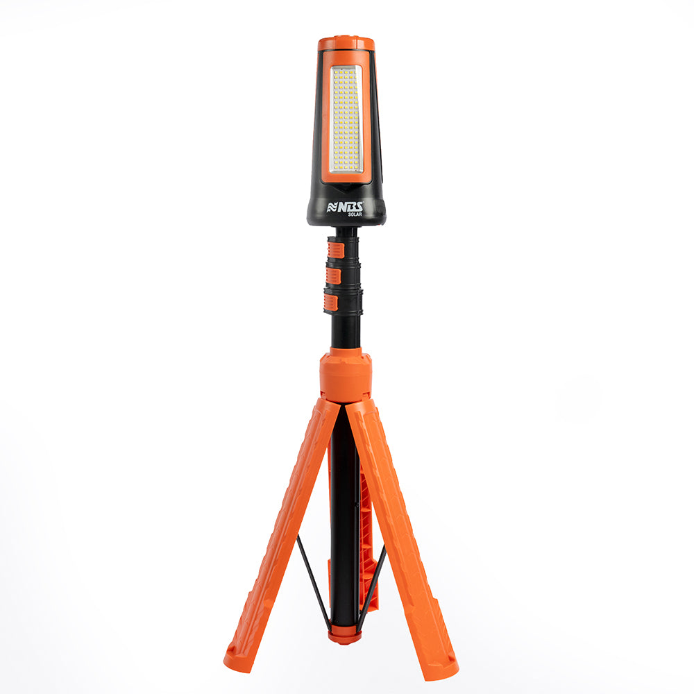 NBS Solar LED Camping Light – 27W Portable Work Light with 9000mAh Battery