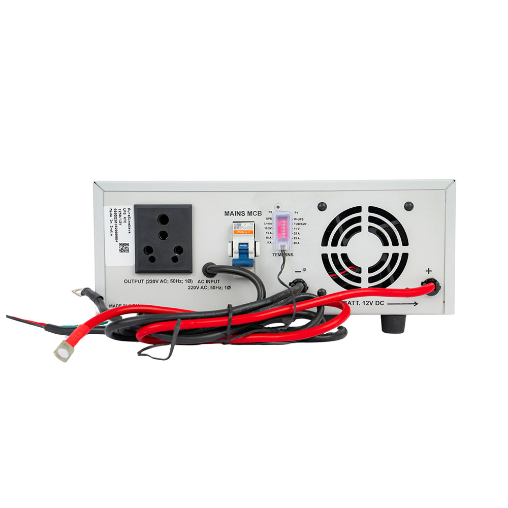 SUMAK SOLAR ADVANCE + 1250VA/12V PURE SINE WAVE INVERTER