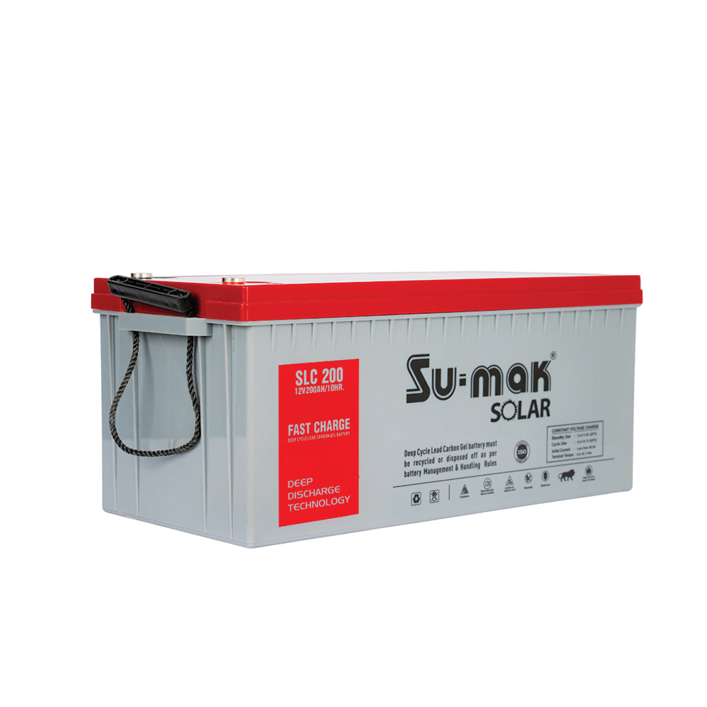 SUMAK SOLAR FC CARBON GEL BATTERY SLC 200AH/12V