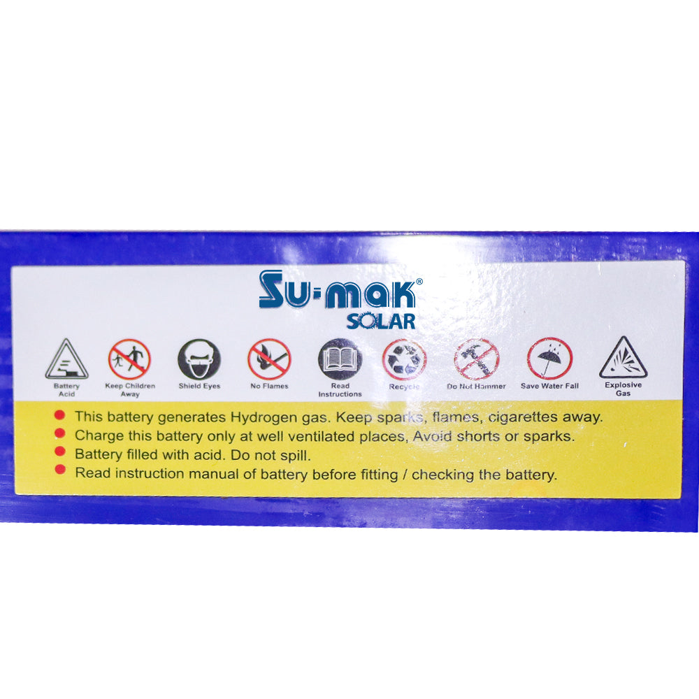 SUMAK SOLAR DEEP CYCLE GEL BATTERY ECO SERIES 150AH/12V