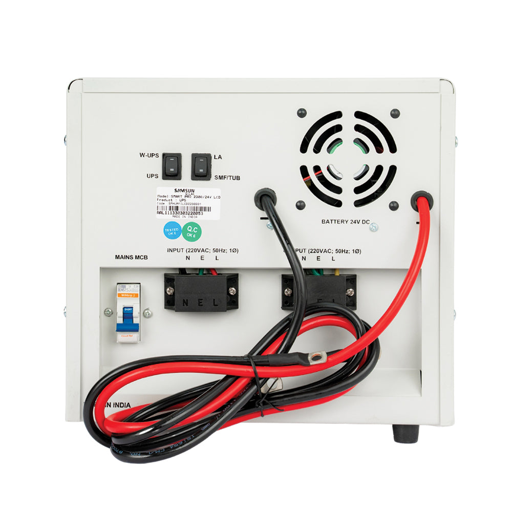 SAMSUN SOLAR SMART PRO 2300VA/24V PURE SINE WAVE INVERTER