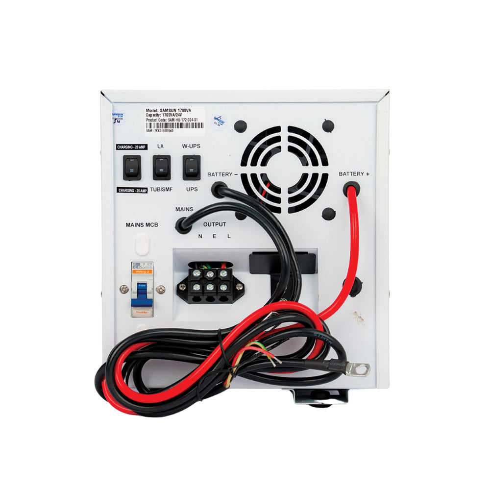SAMSUN SOLAR SMART 1700VA/24V PURE SINE WAVE INVERTER