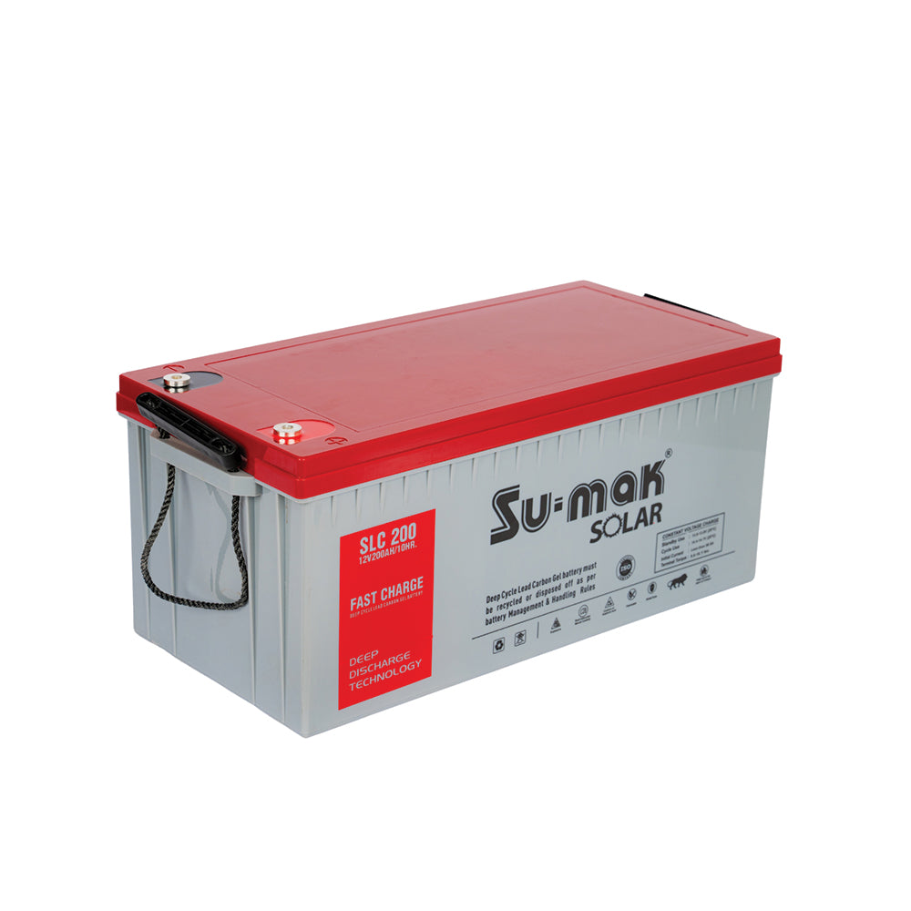 SUMAK SOLAR FC CARBON GEL BATTERY SLC 200AH/12V