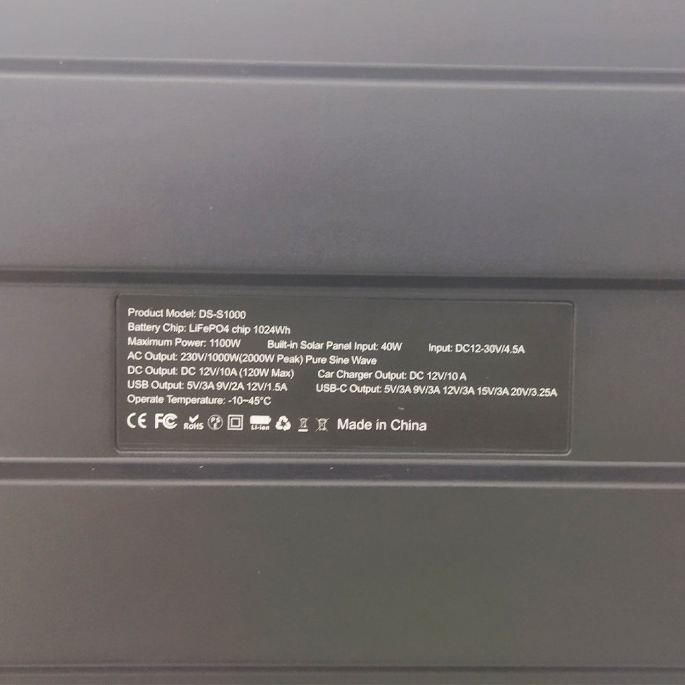 NBS SOLAR DS-S1000 (1000W) POWER STATION