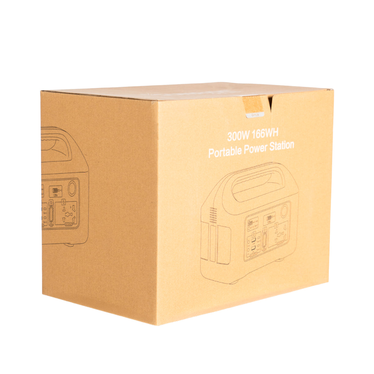 SUNRIDE PORTABLE POWER STATION AC300 (166WH, 15AH)