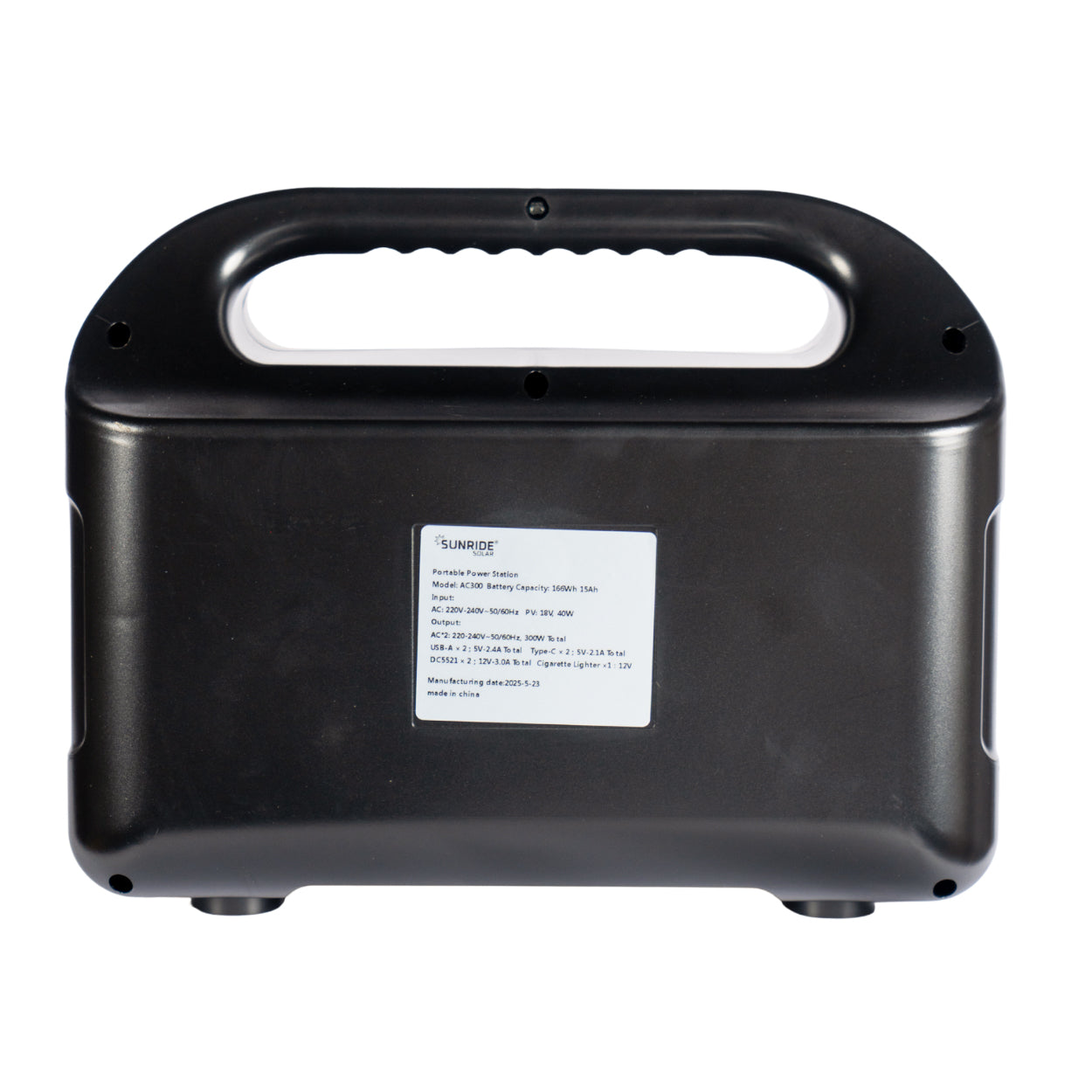 SUNRIDE PORTABLE POWER STATION AC300 (166WH, 15AH)
