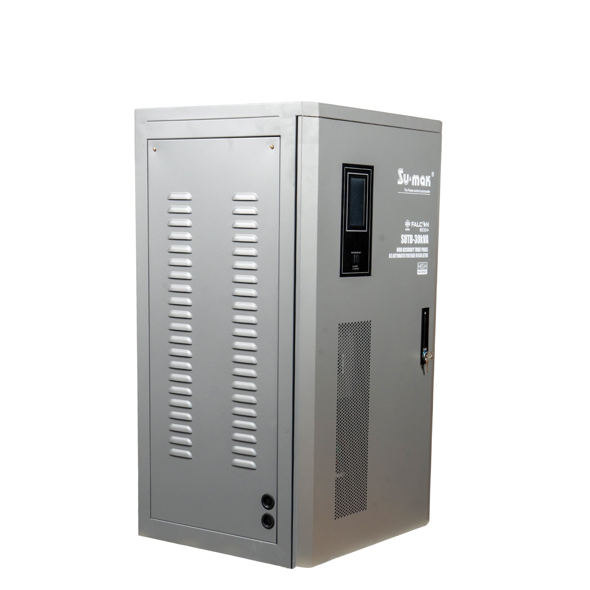 SUMAK SOLAR SUTB-30KVA Three Phase Servo Type AC Automatic Voltage Regulator, High Accuracy Voltage Stabilizer