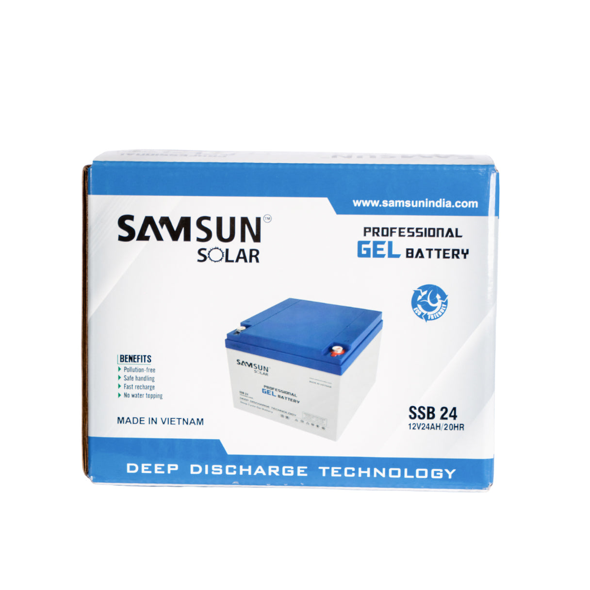 SAMSUN SOLAR GEL BATTERY 24AH/12V