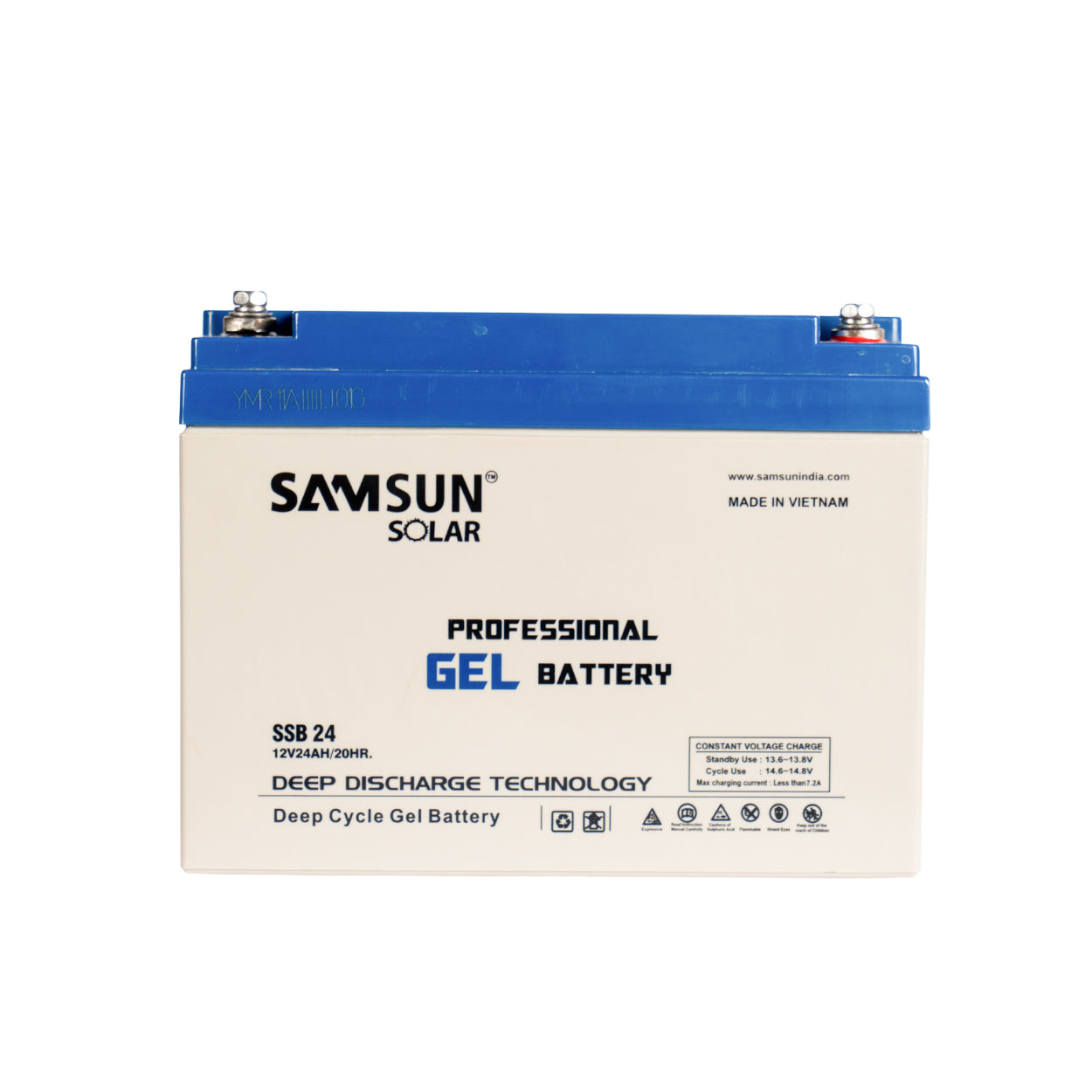 SAMSUN SOLAR GEL BATTERY 24AH/12V