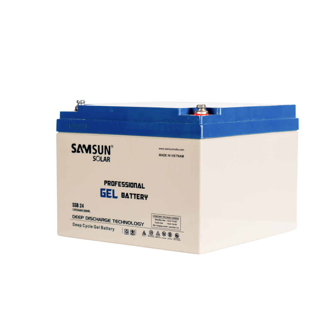 SAMSUN SOLAR GEL BATTERY 24AH/12V