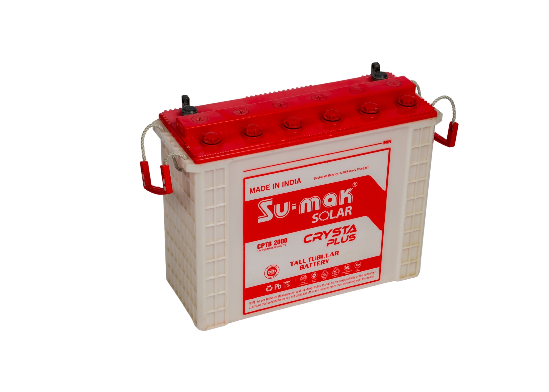 SUMAK TALL TUBULAR BATTERY CRYSTA PLUS 200AH/12V (C10)