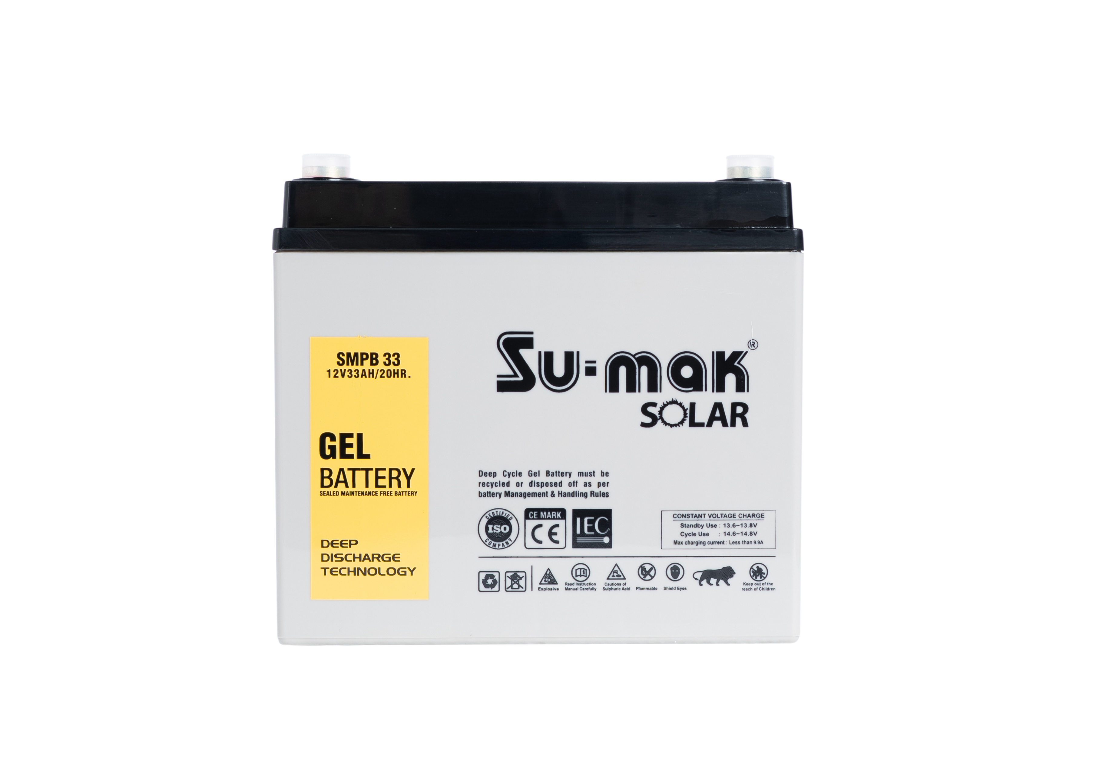 Su-mak SOLAR SMPB GEL BATTERY 33AH/12V