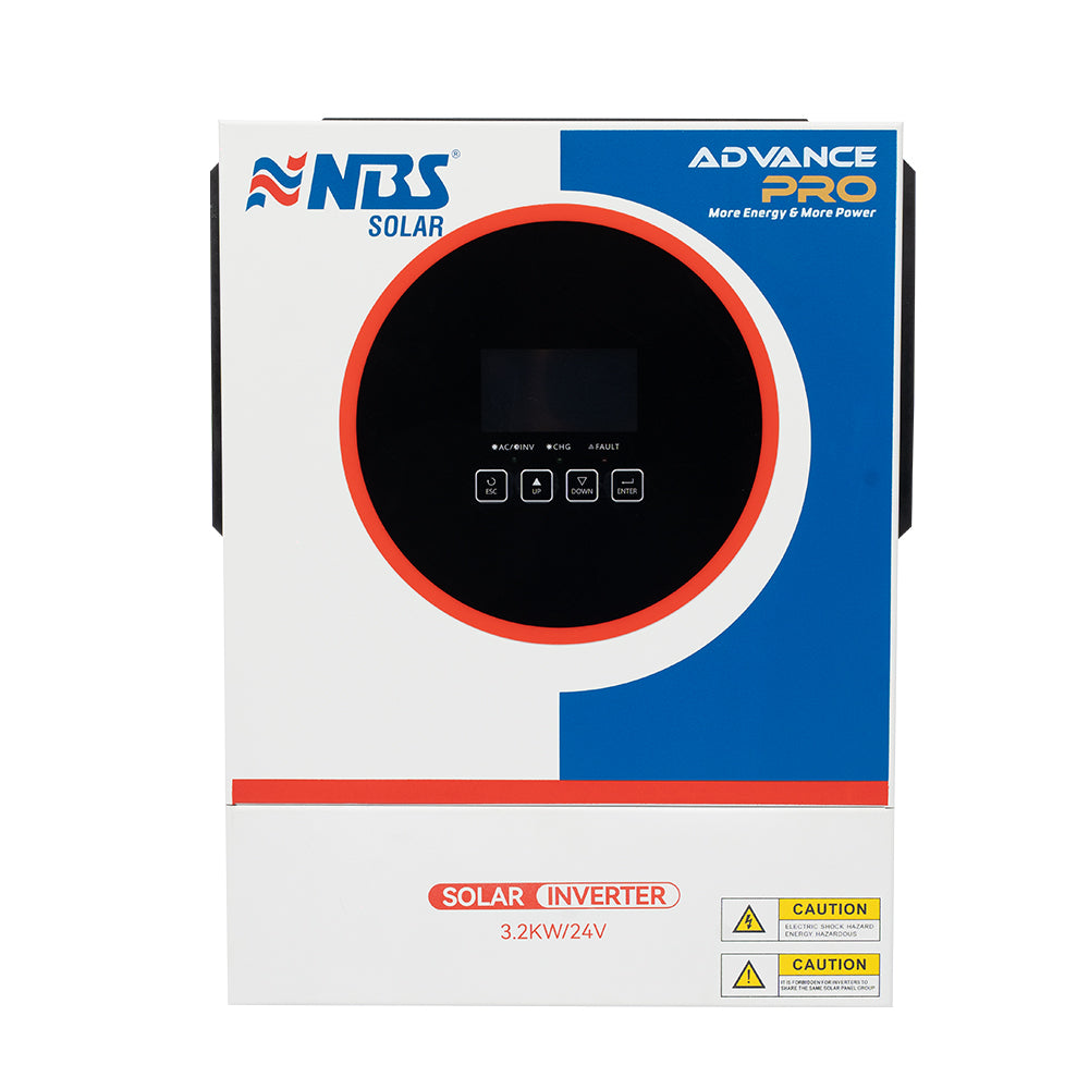NBS SOLAR W/M HYBIRD INVERTER ADVANCE PRO 3.2KW/24V