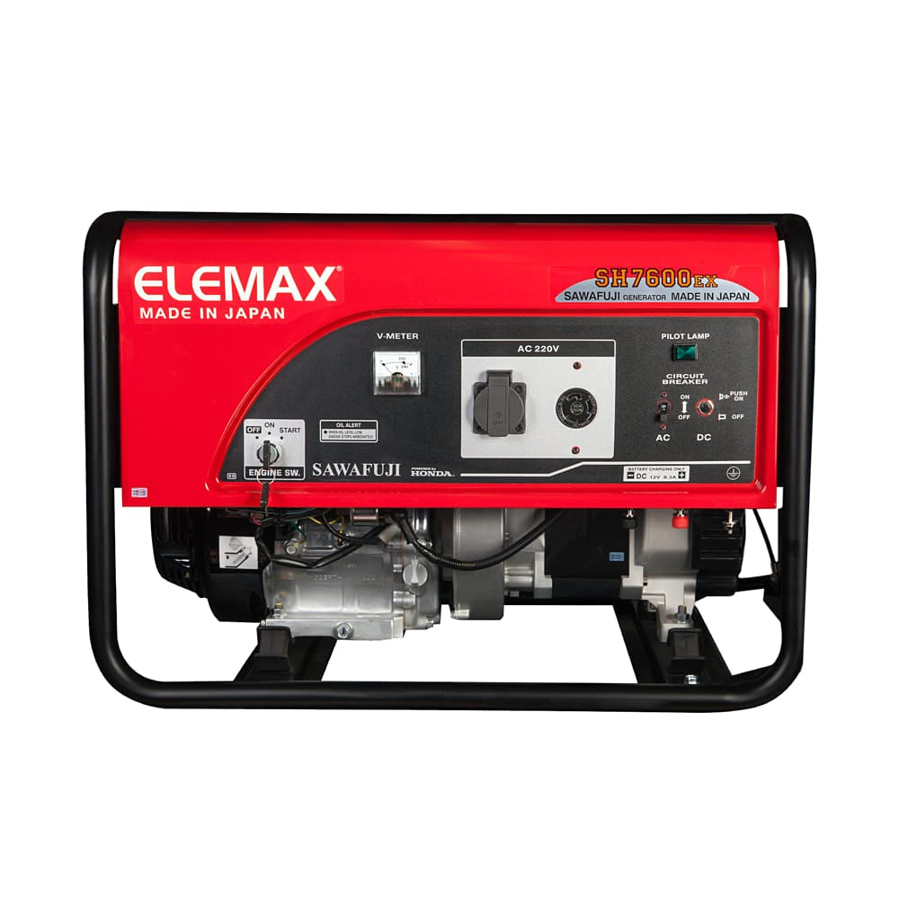 ELEMAX SH7600EX-S PETROL GENERATOR OPEN