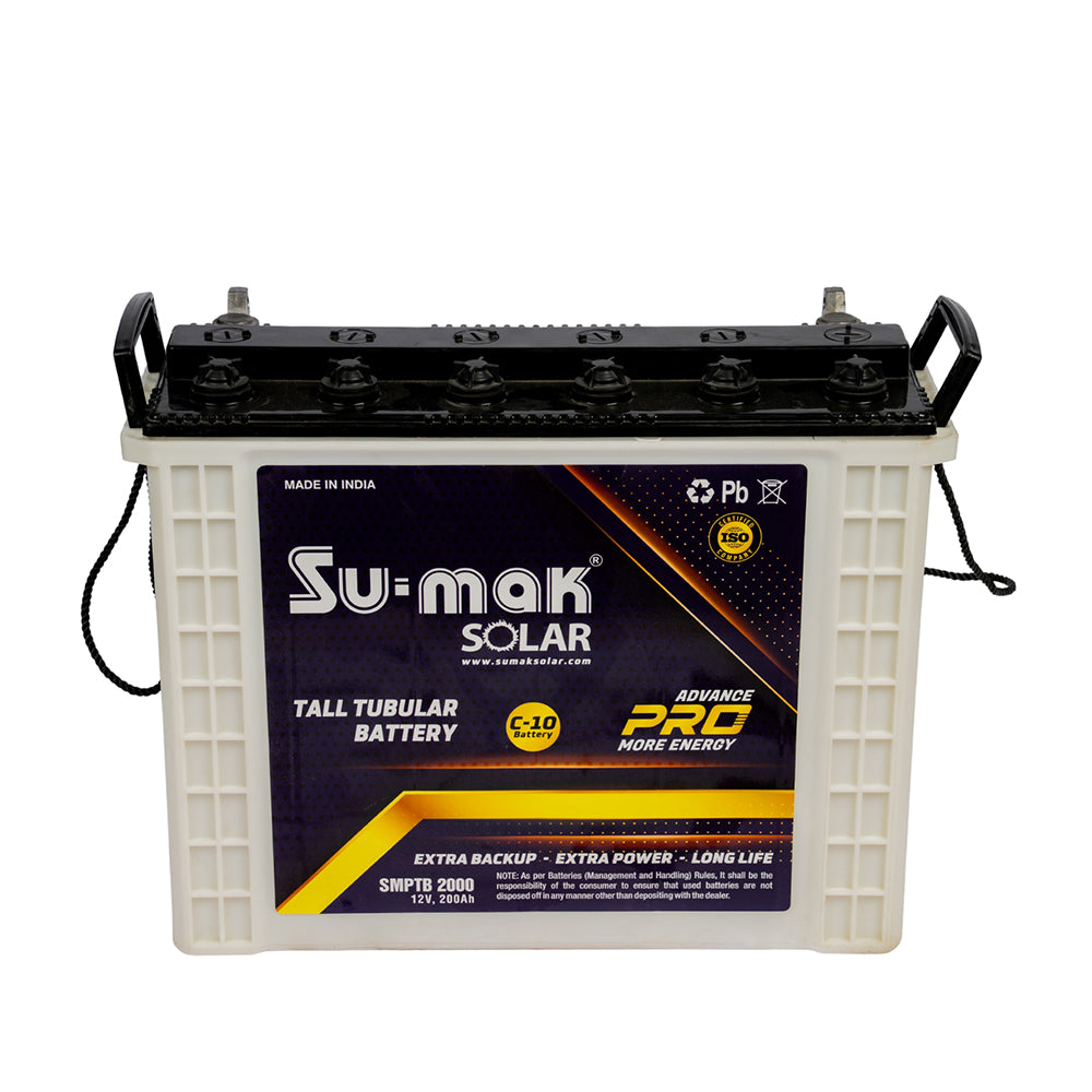 SUMAK TALL TUBULAR BATTERY ADVANCE PRO 200AH/12V (C-10)