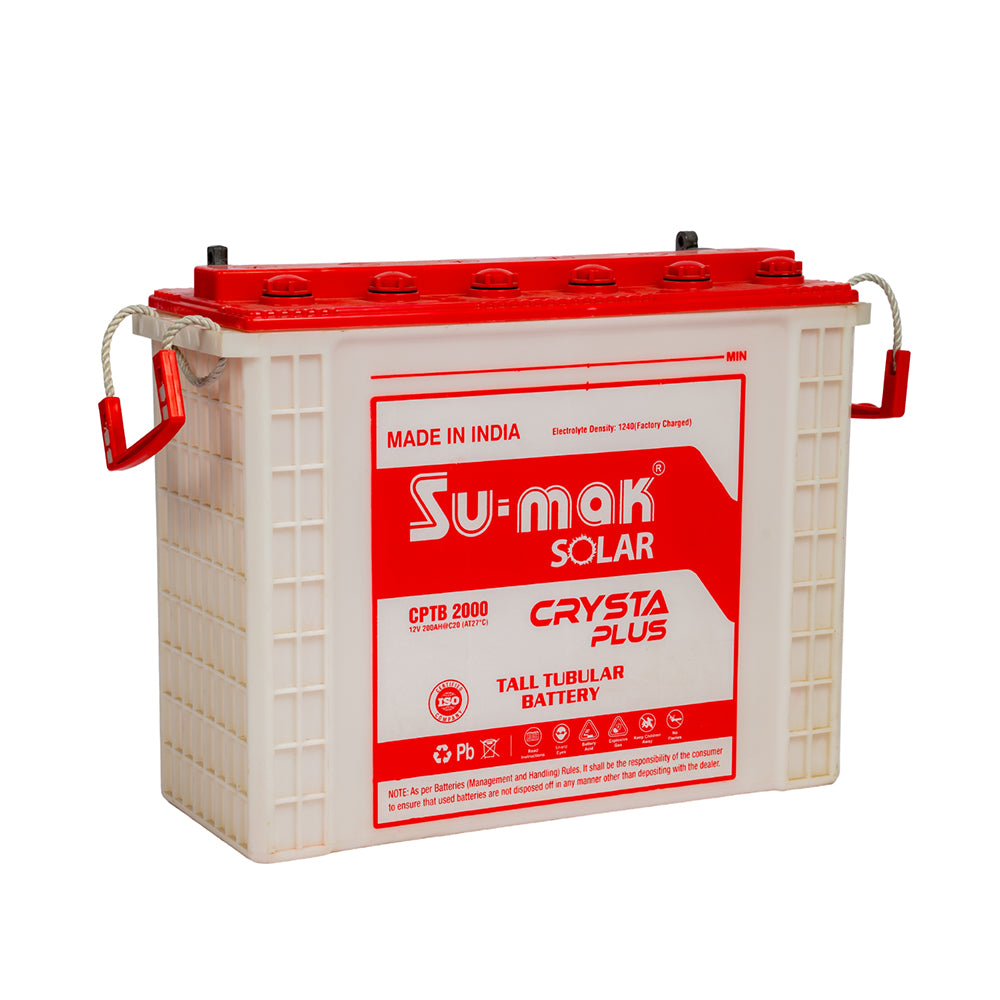 SUMAK TALL TUBULAR BATTERY CRYSTA PLUS 200AH/12V (C10)