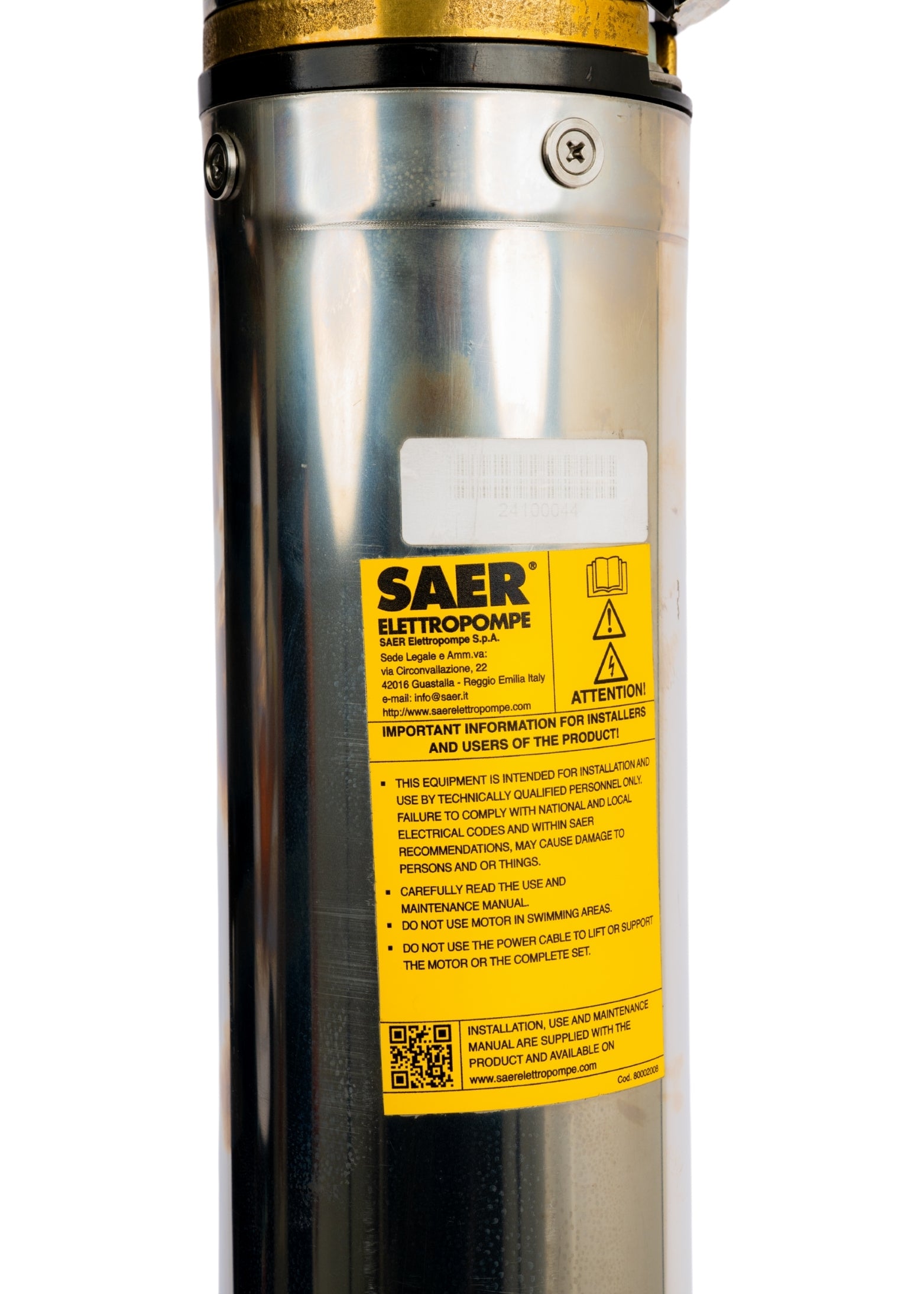 SAER CL95-5T-5.5HP-4KW-3PH-SPMP