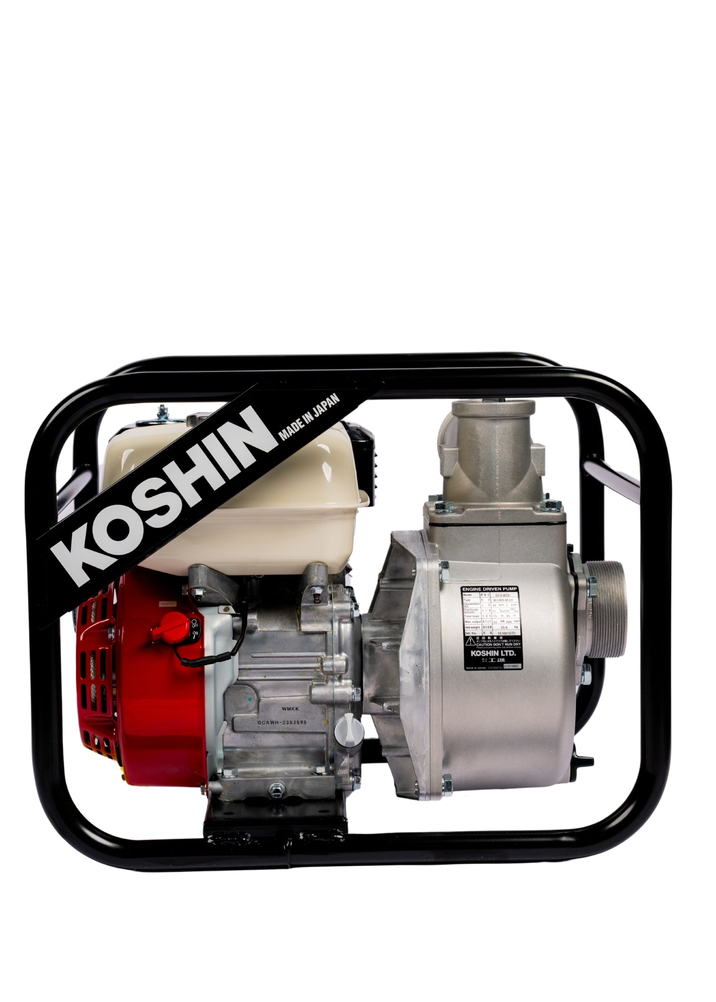 HONDA KOSHIN SEH 50X 2"x2" PETROL WATER PUMP