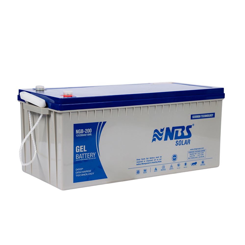 Batterie Gel à Cycle Profond Solaire NBS 200AH/12V