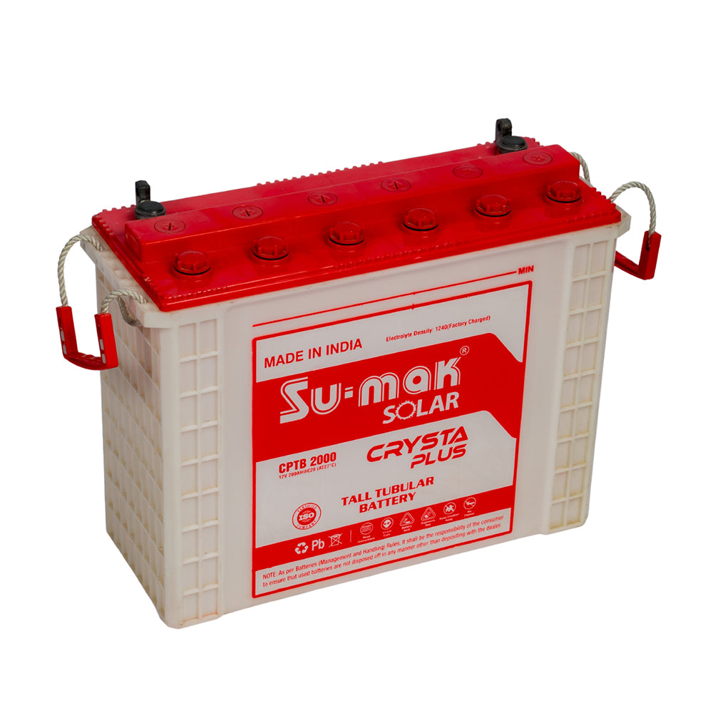 SUMAK TALL TUBULAR BATTERY CRYSTA PLUS 200AH/12V (C10)