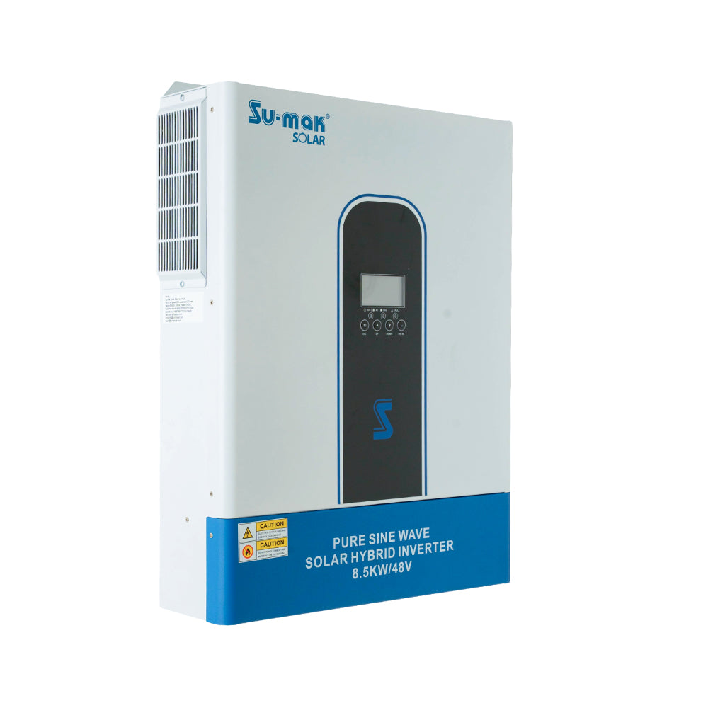 Su-mak Solar Pure Sine Wave Hybrid Inverter, 8.5KW/48V, Model SM8500KM-48L MPPT Solar Charge Controller