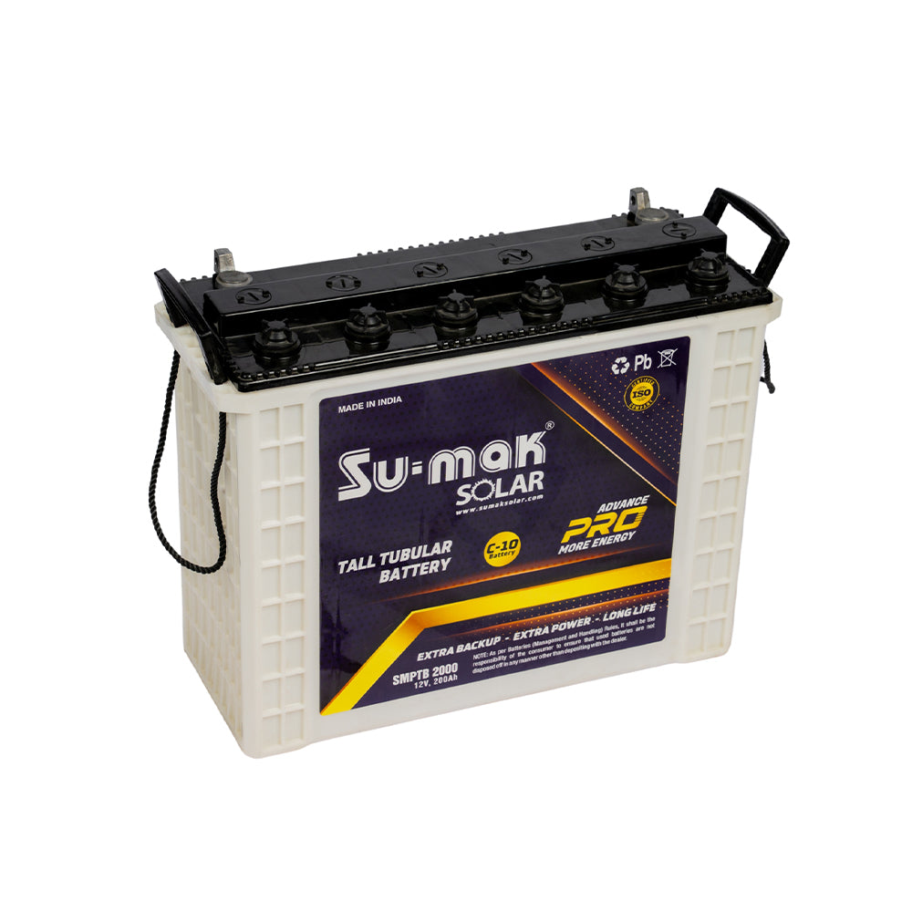 SUMAK TALL TUBULAR BATTERY ADVANCE PRO 200AH/12V (C-10)