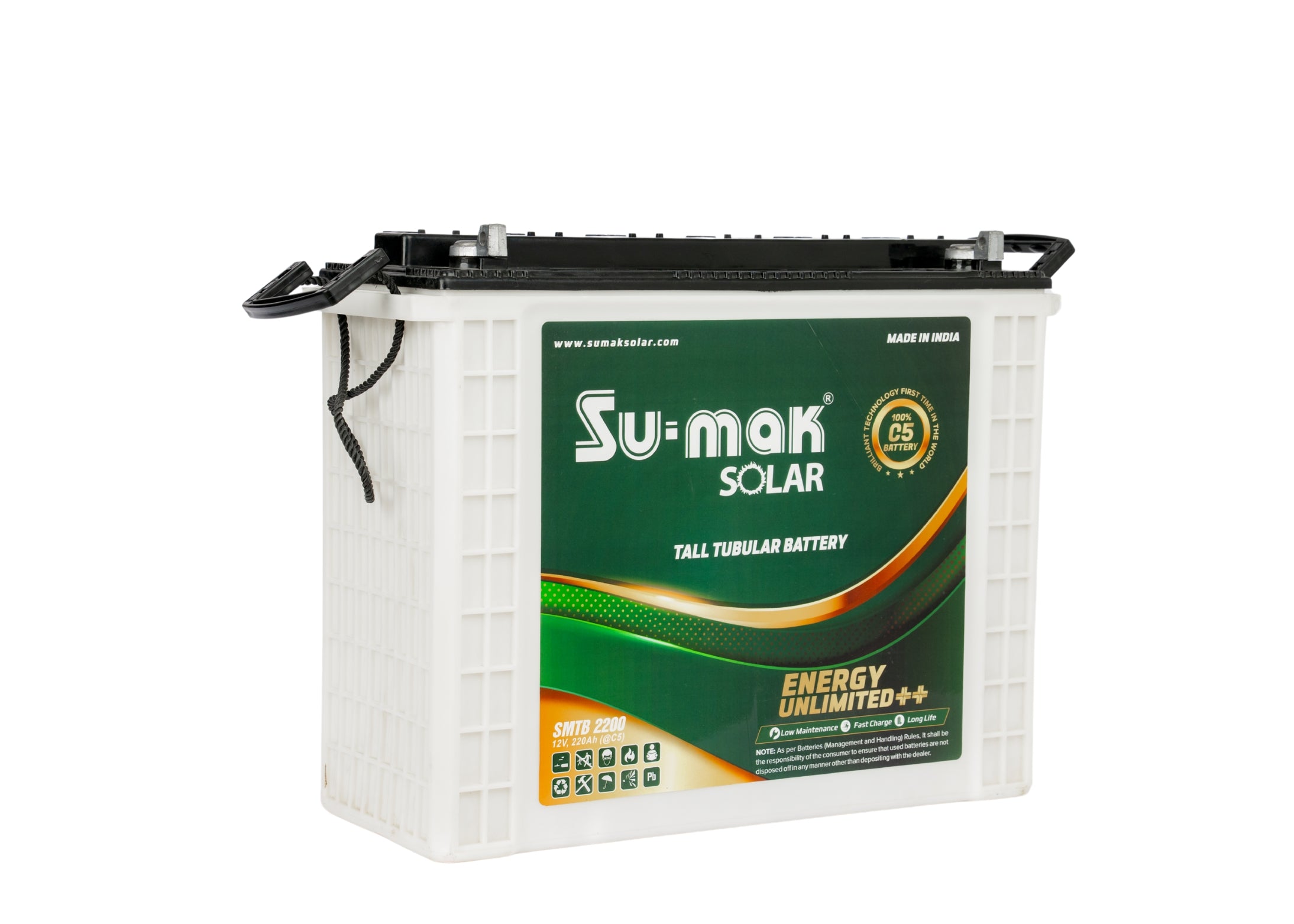 SUMAK TALL TUBULAR BATTERY 220AH/12V C-5