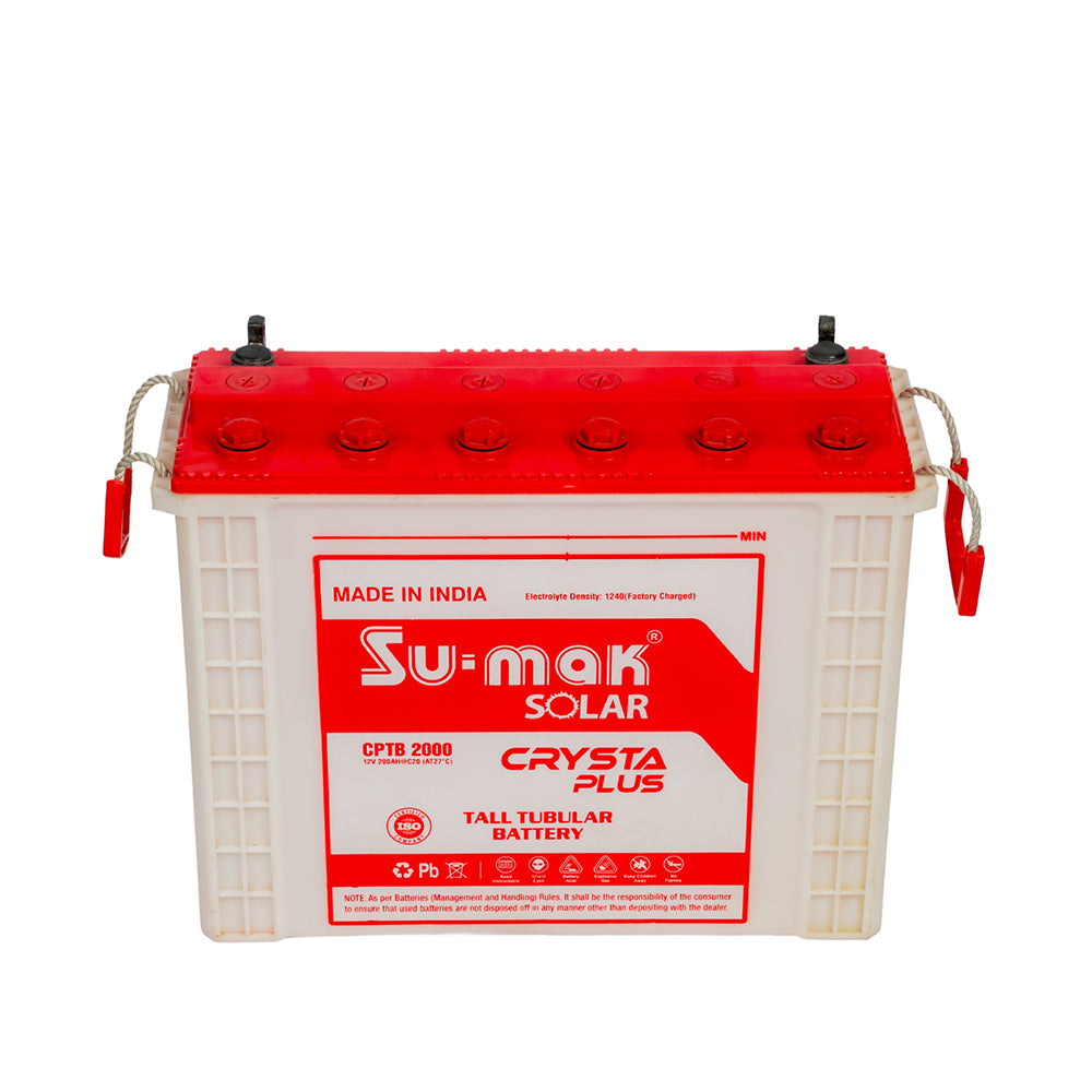 SUMAK TALL TUBULAR BATTERY CRYSTA PLUS 200AH/12V (C10)