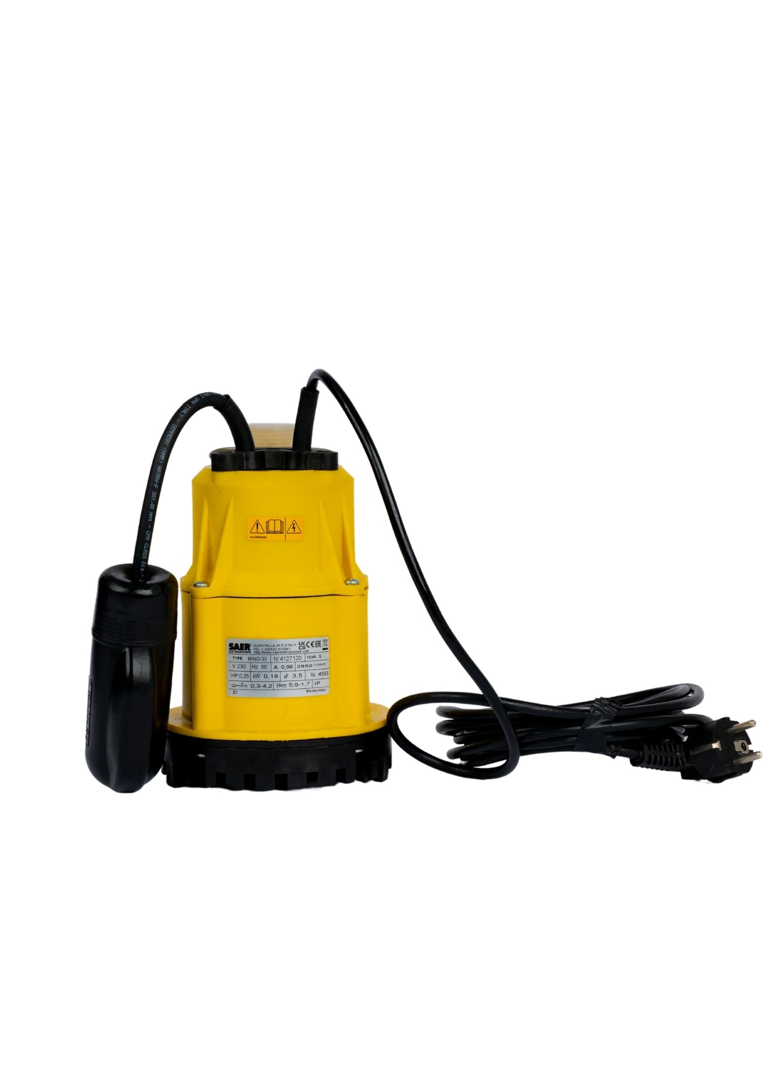 Saer MINO33 V230 0.25HP SPMP