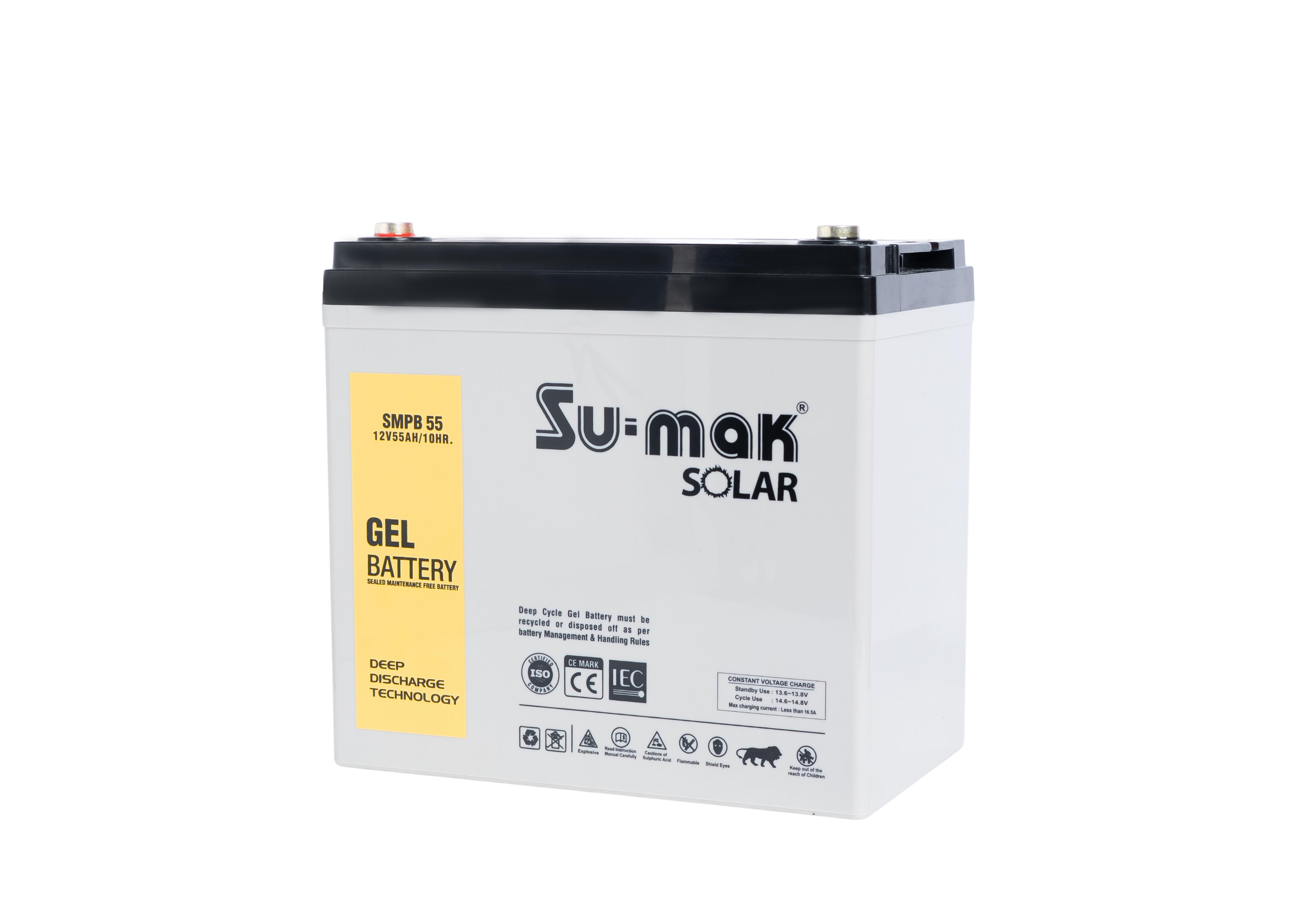 Su-mak SOLAR SMPB GEL BATTERY 55AH/12V