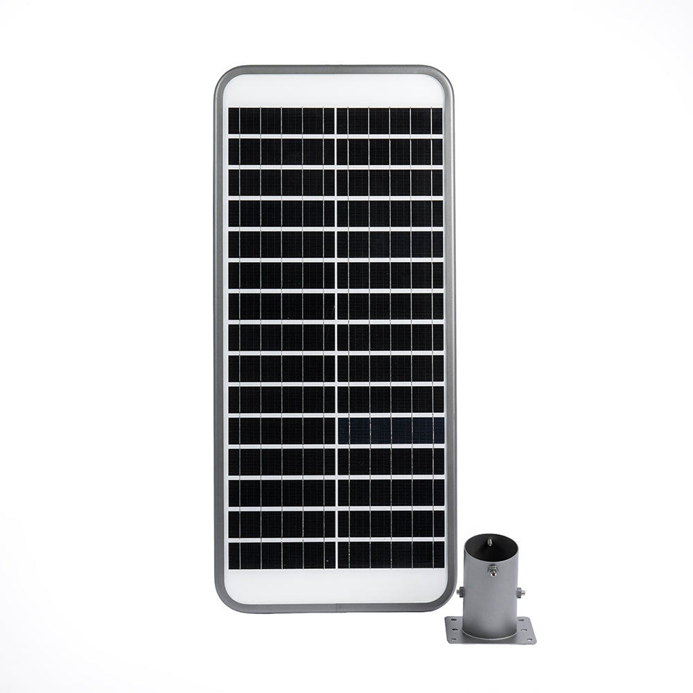 NBS SSL-94 Basalt Series All-in-One Solar LED Street Light – 4,000LM, Monocrystalline Solar Panel, 153.92Wh Li-ion Battery, IP65