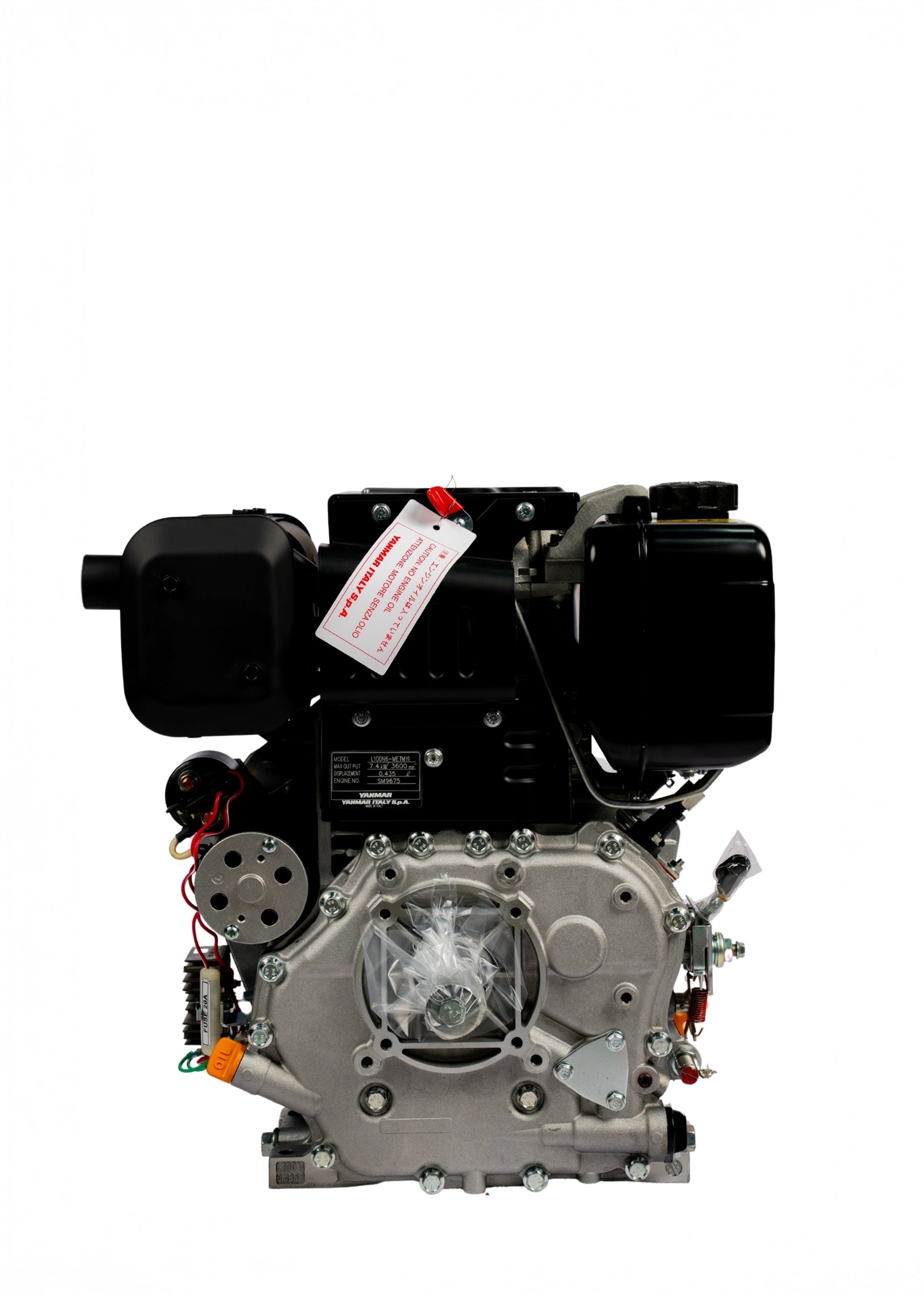 YANMAR AIR-COOLED DIESEL ENGINE L100N6 ELECTRIC START