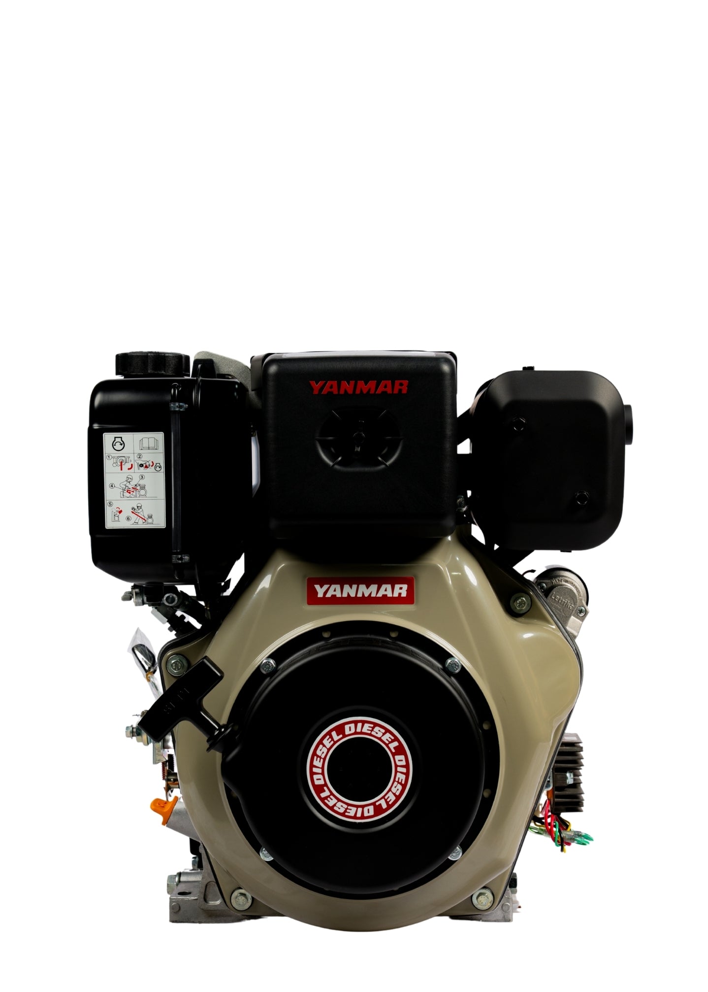 YANMAR AIR-COOLED DIESEL ENGINE L100N6 ELECTRIC START
