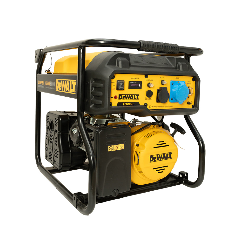 مولد كهربائي من ديوالت، تشغيل كهربائي، 6.5 كيلو واط، طراز DXGNP651E