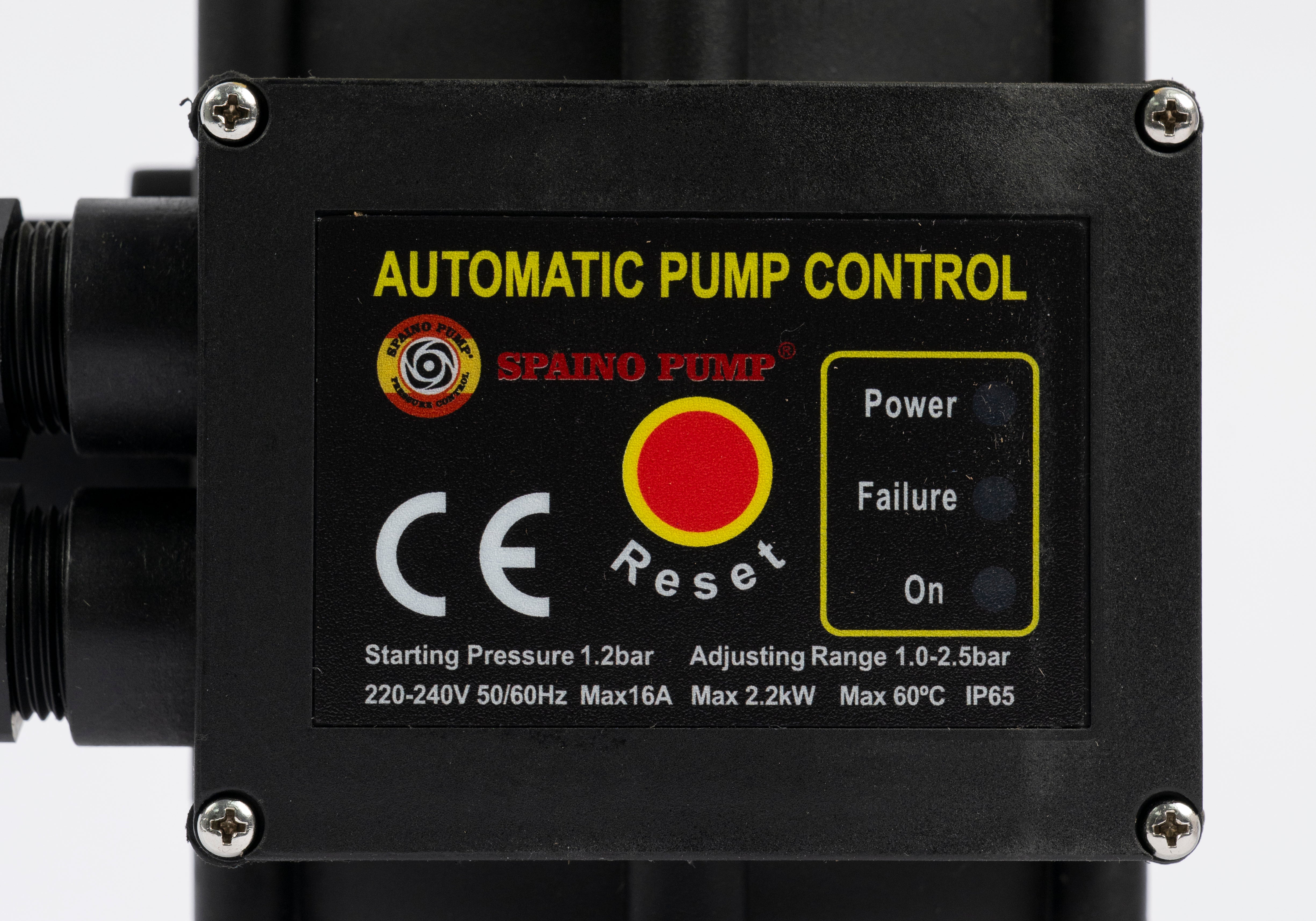 SPAINOPOMPO Original German Circuit Electronic Pressure Switch KIT-V004 – Adjustable 1.0-2.5bar, Max 2.2kW, CE Approved