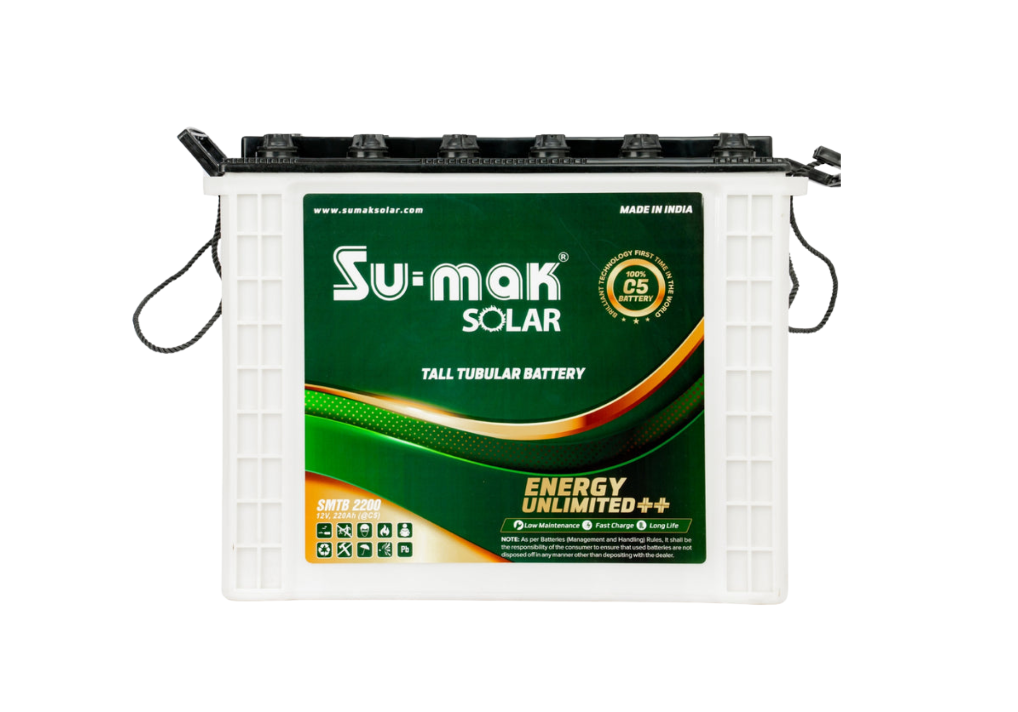 بطارية أنبوبية طويلة سومك 220AH/12V C-5