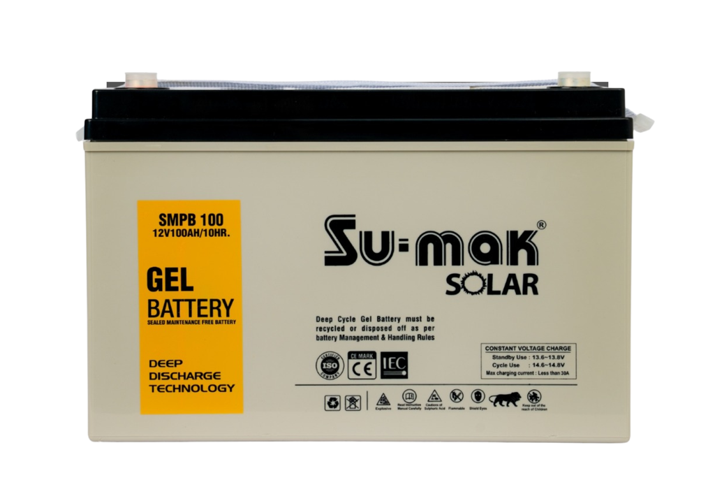 Su-mak SOLAR SMPB GEL BATTERY 100AH/12V