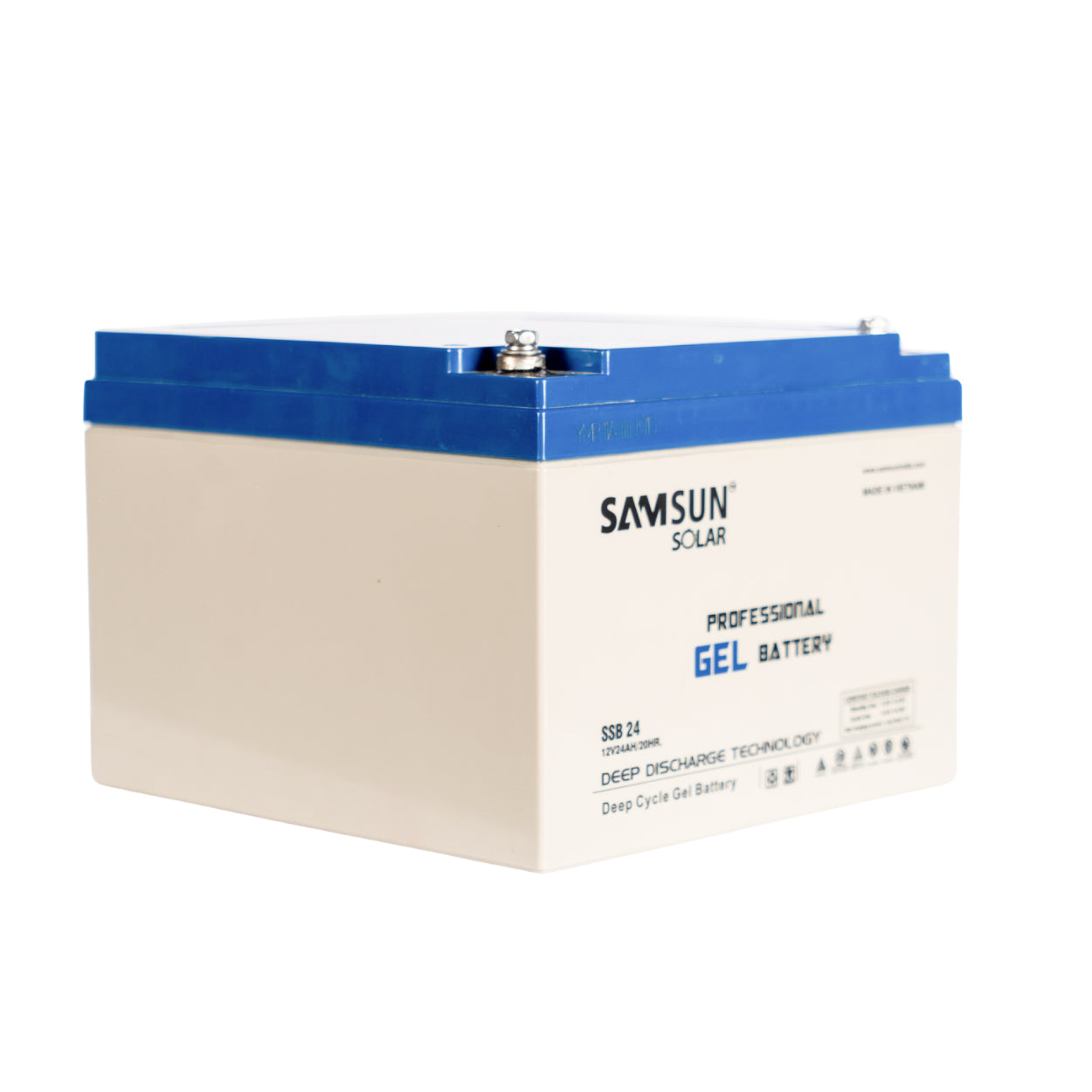 SAMSUN SOLAR GEL BATTERY 24AH/12V